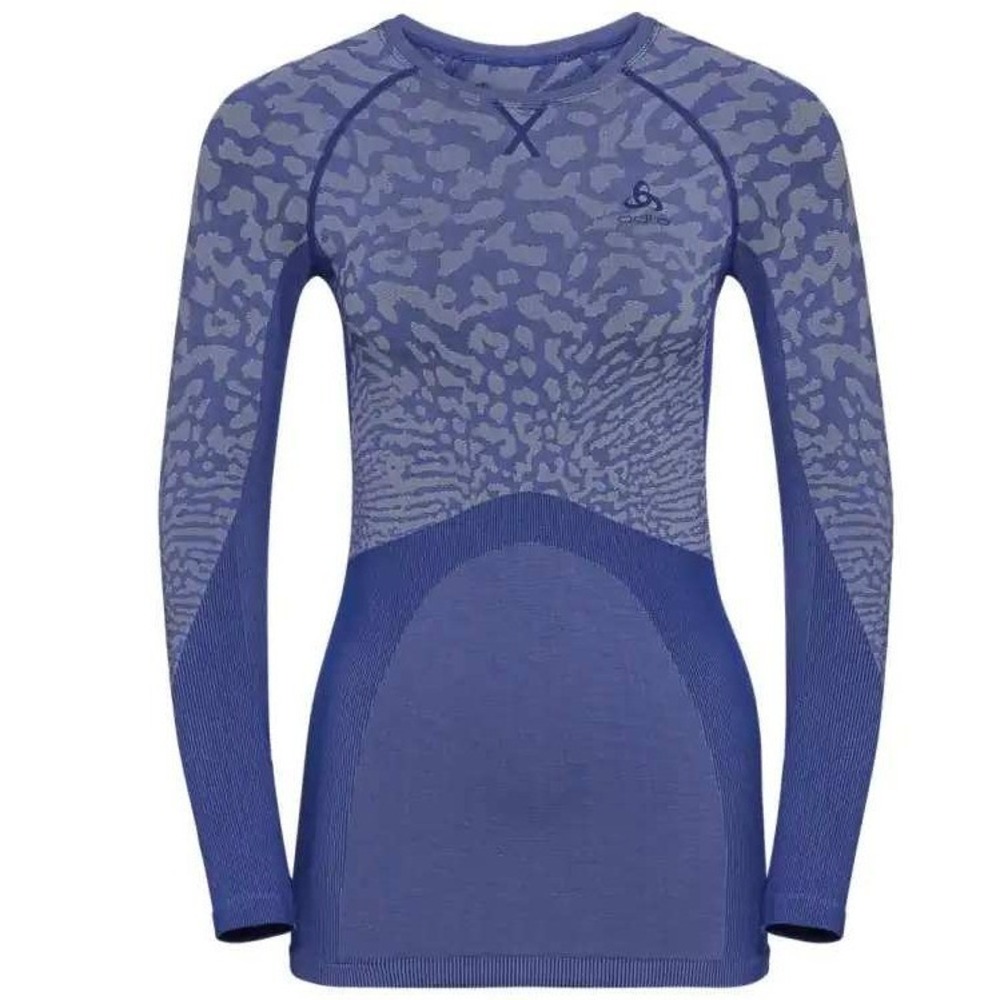 Odlo‎ Women's L Blackcomb Long Sleeve Base Layer Athletic Top XS lavender gray